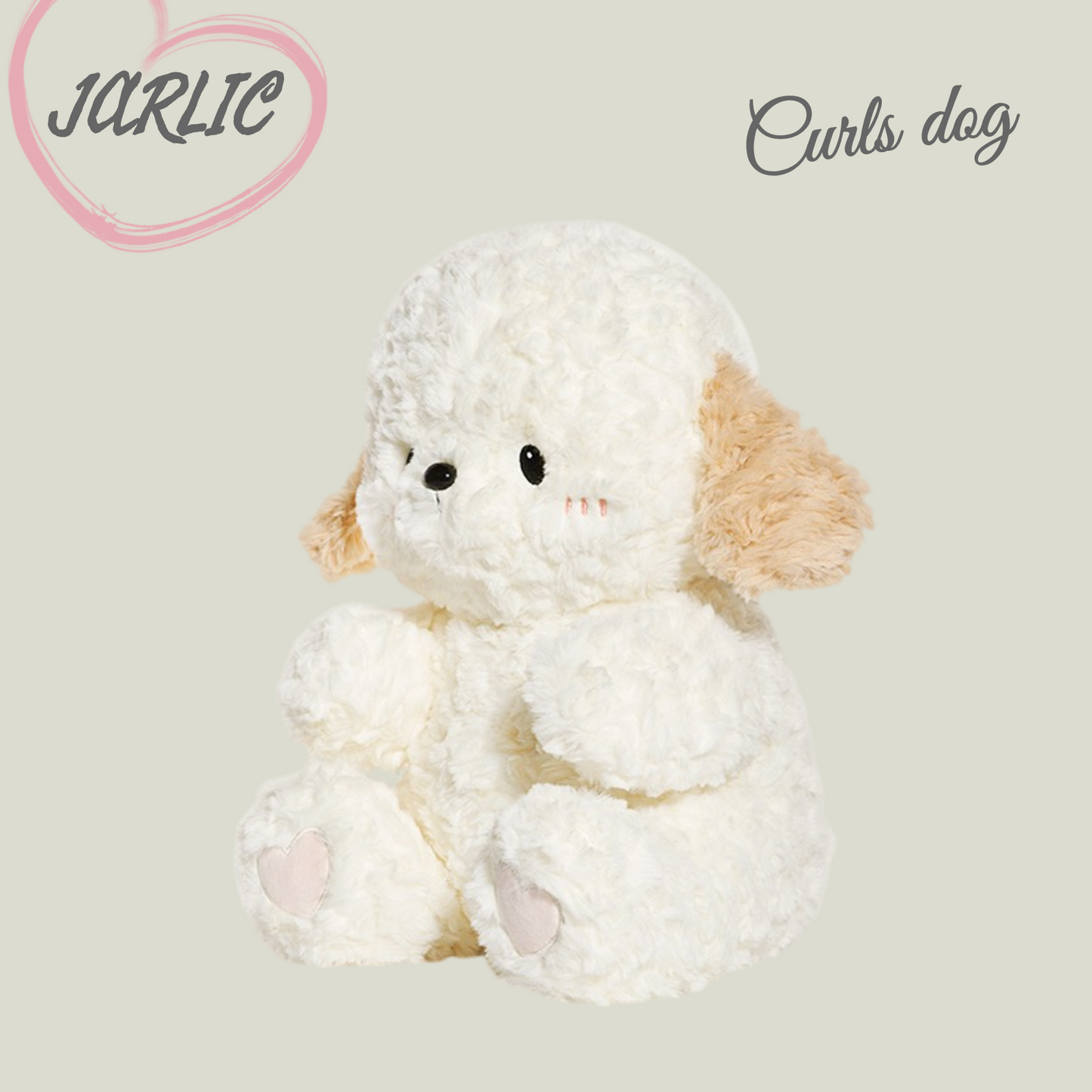 JARLIC Adorable Animal Plush Toys Collection - 15 inch Soft and Cuddly Dog, Fox, Rabbit, Panda, Bear, Charming Decor, Fully Stuffed for Ultimate Comfort