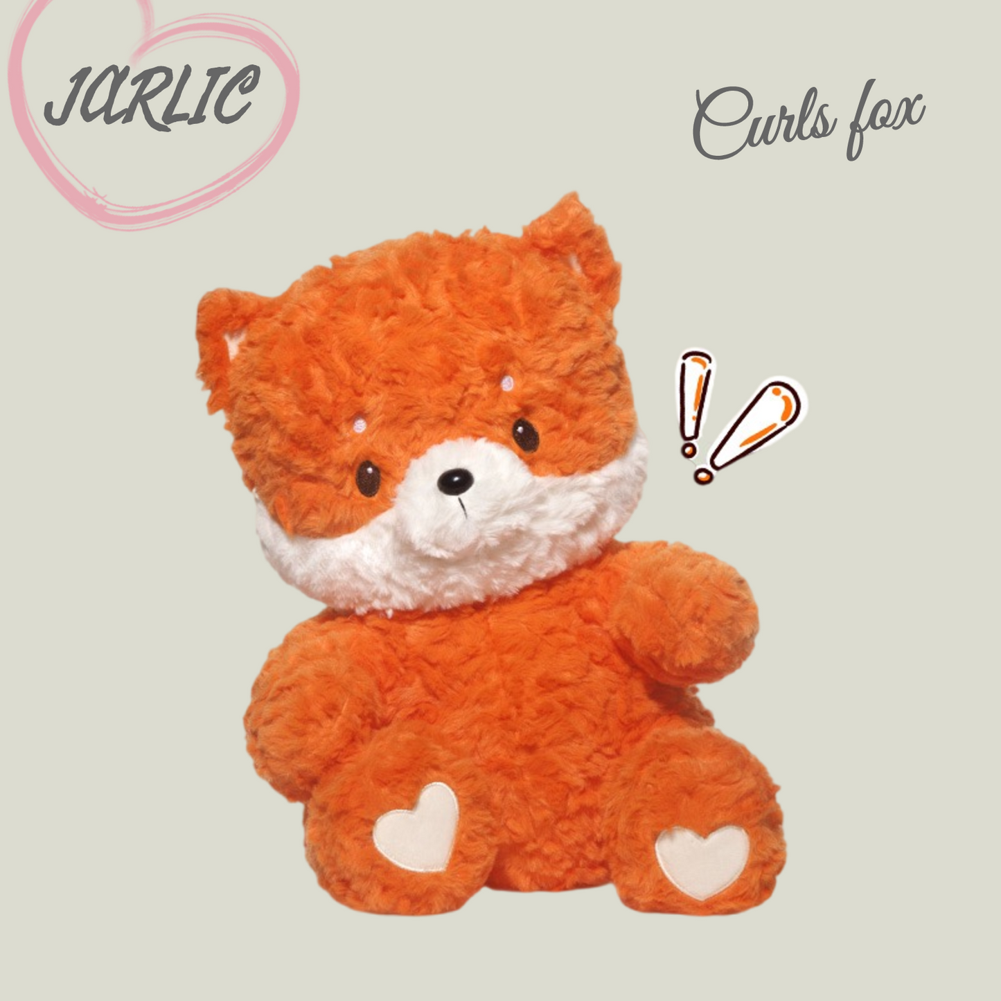 JARLIC Adorable Animal Plush Toys Collection - 15 inch Soft and Cuddly Dog, Fox, Rabbit, Panda, Bear, Charming Decor, Fully Stuffed for Ultimate Comfort